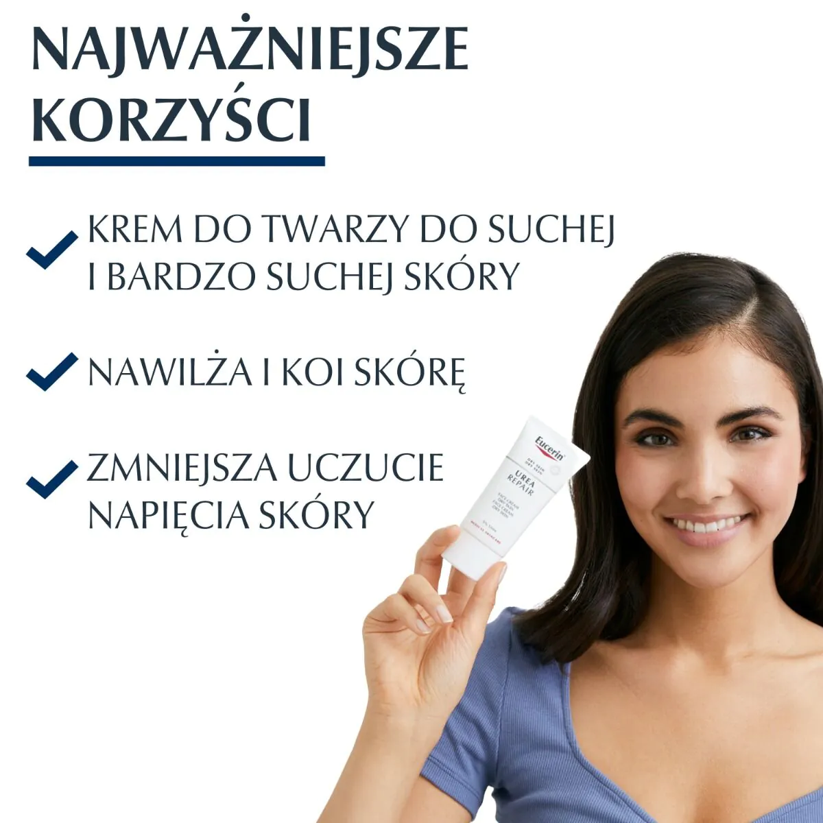 Eucerin Urarepair krema za lice s 5% uree
