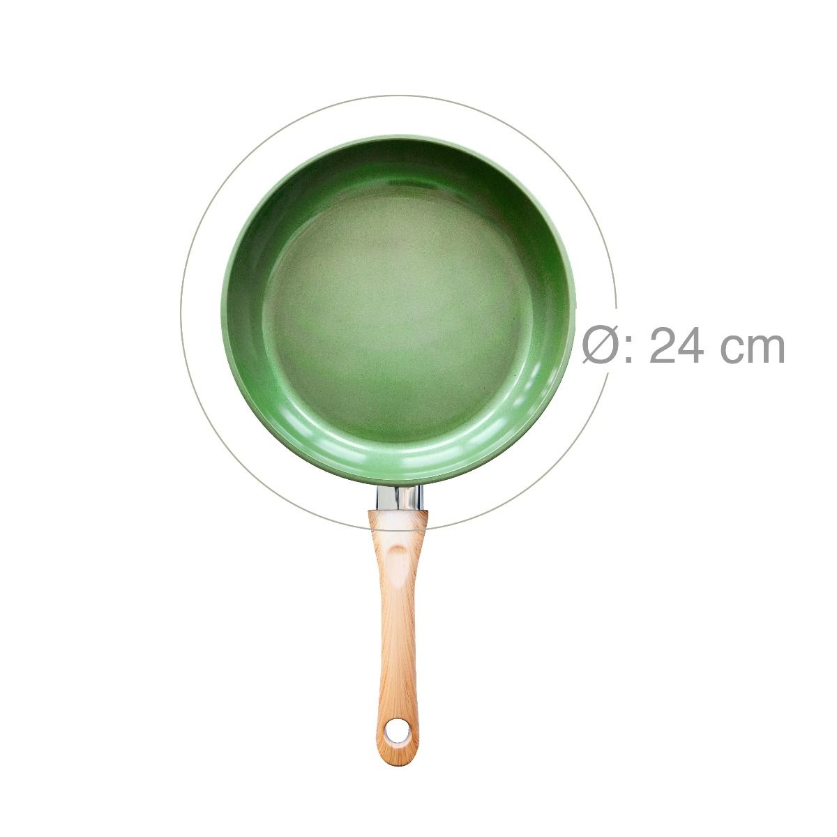 Just Vegan 24 cm CeraVegan Eco Pfanne