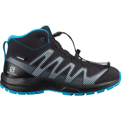 KINDER TREKKINGSTIEFEL SHOES XA PRO V8 MID CSWP J BLACK/MONUMEN