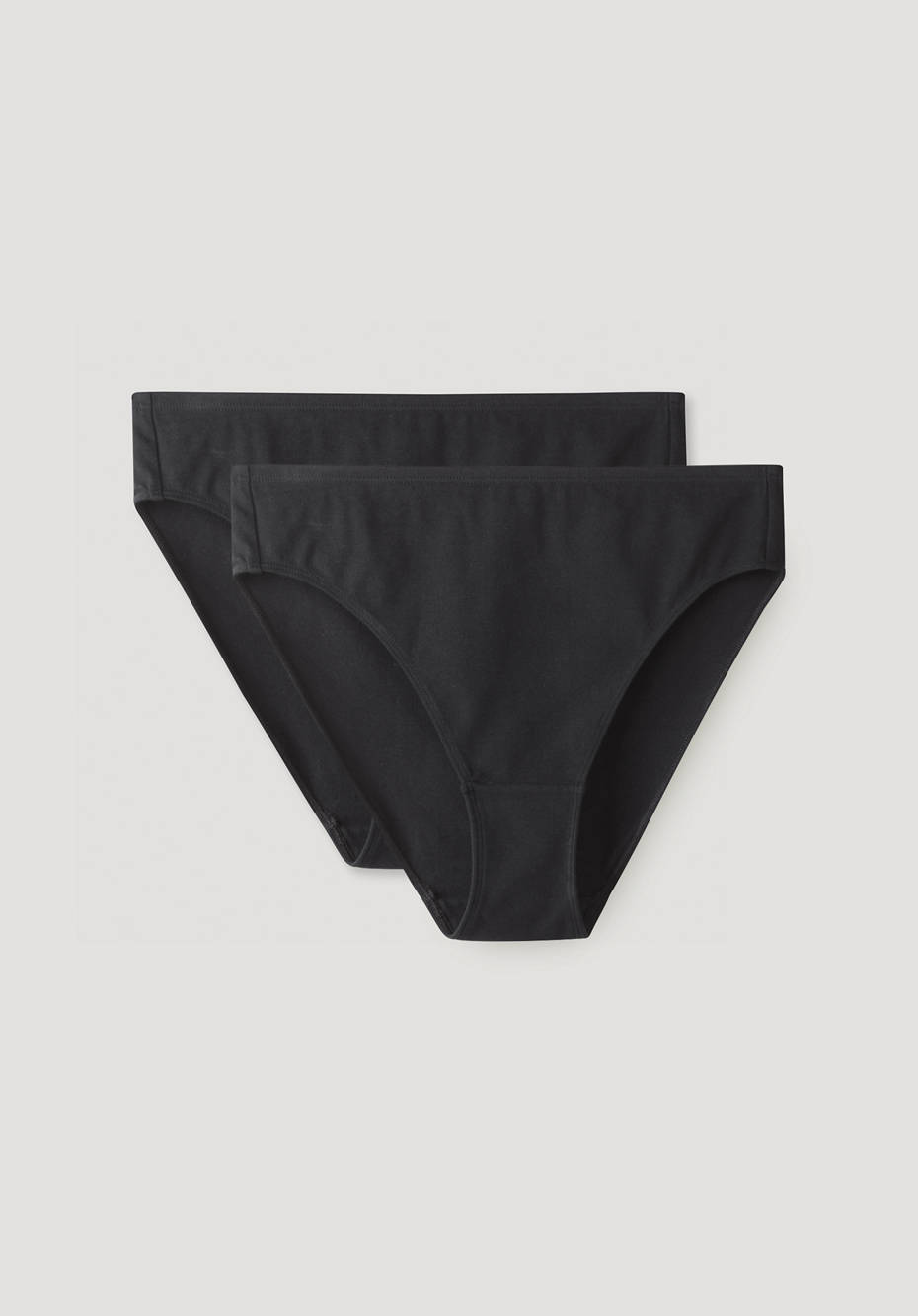 Midislips high waist im 2er Set aus reiner Bio-Baumwolle
