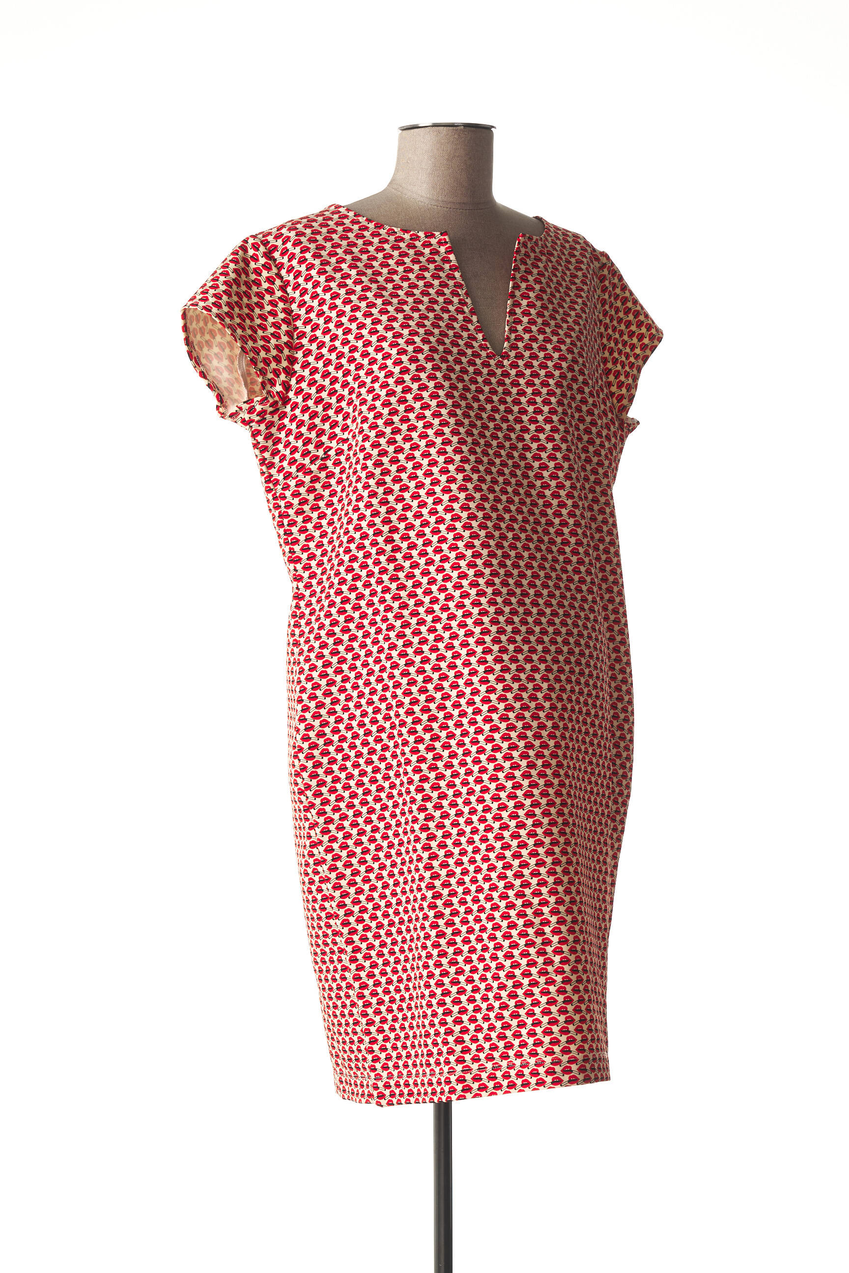 Fragile Robes Maternite Femme couleur rouge
