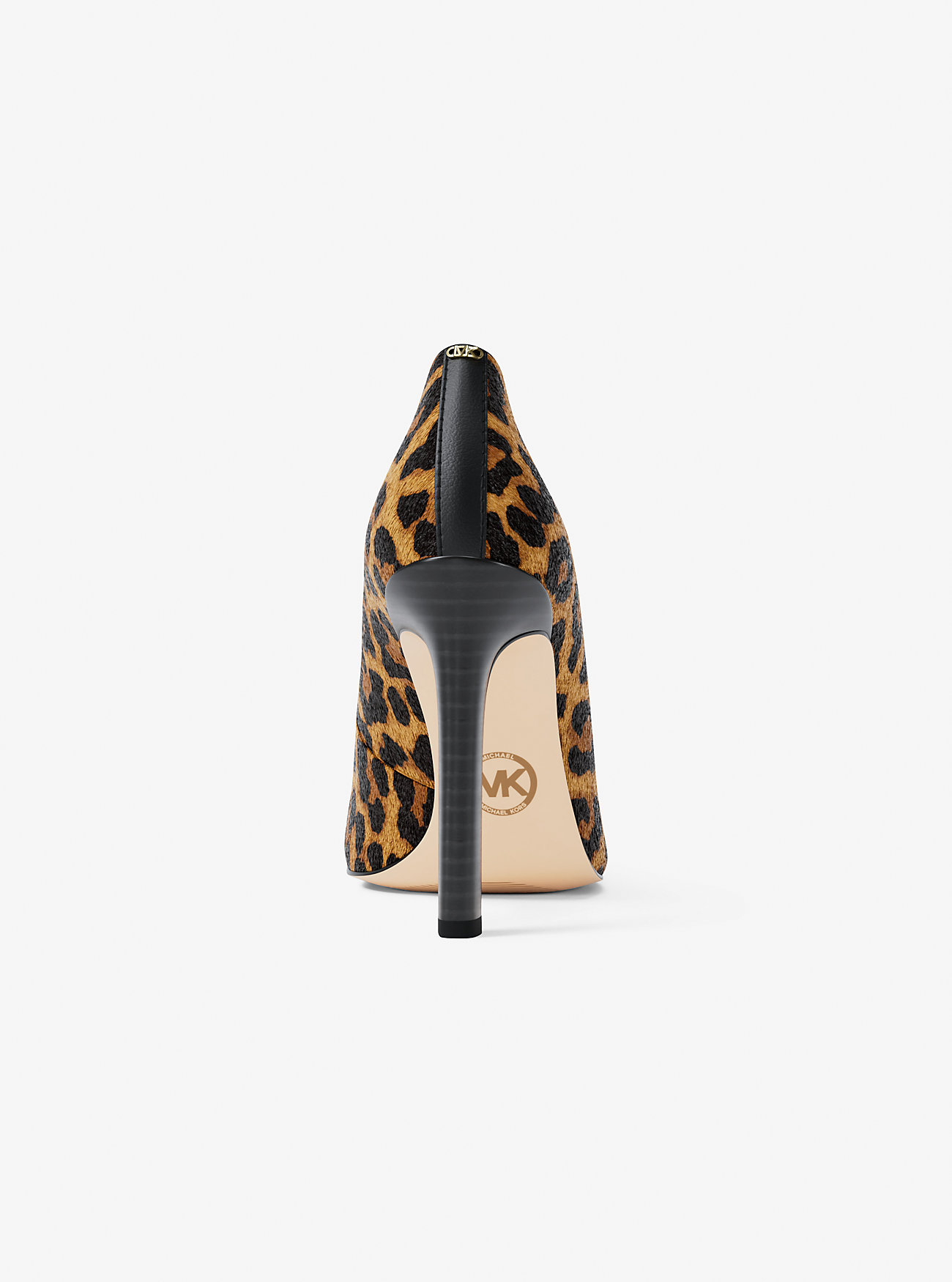 Amara Leopard Print Calf Hair Pump - MARIGOLD