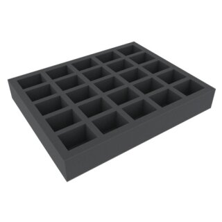 Feldherr 50 mm Full-Size Schaumstoffeinlage mit 25 Fächern