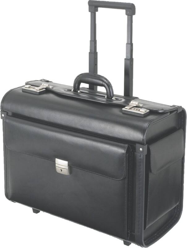 Alassio Pilotenkoffer SILVANA 48 x 23 x 39,5 cm Schwarz