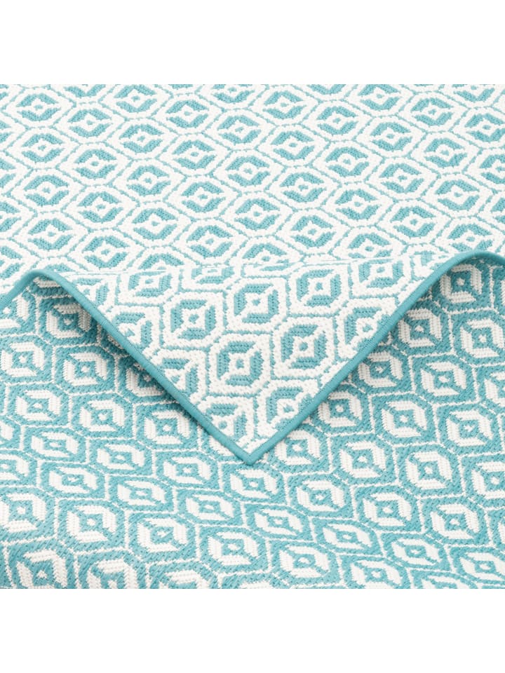 Snapstyle In- und Outdoor Teppich Beidseitig Cape Cod in Türkis günstig kaufen