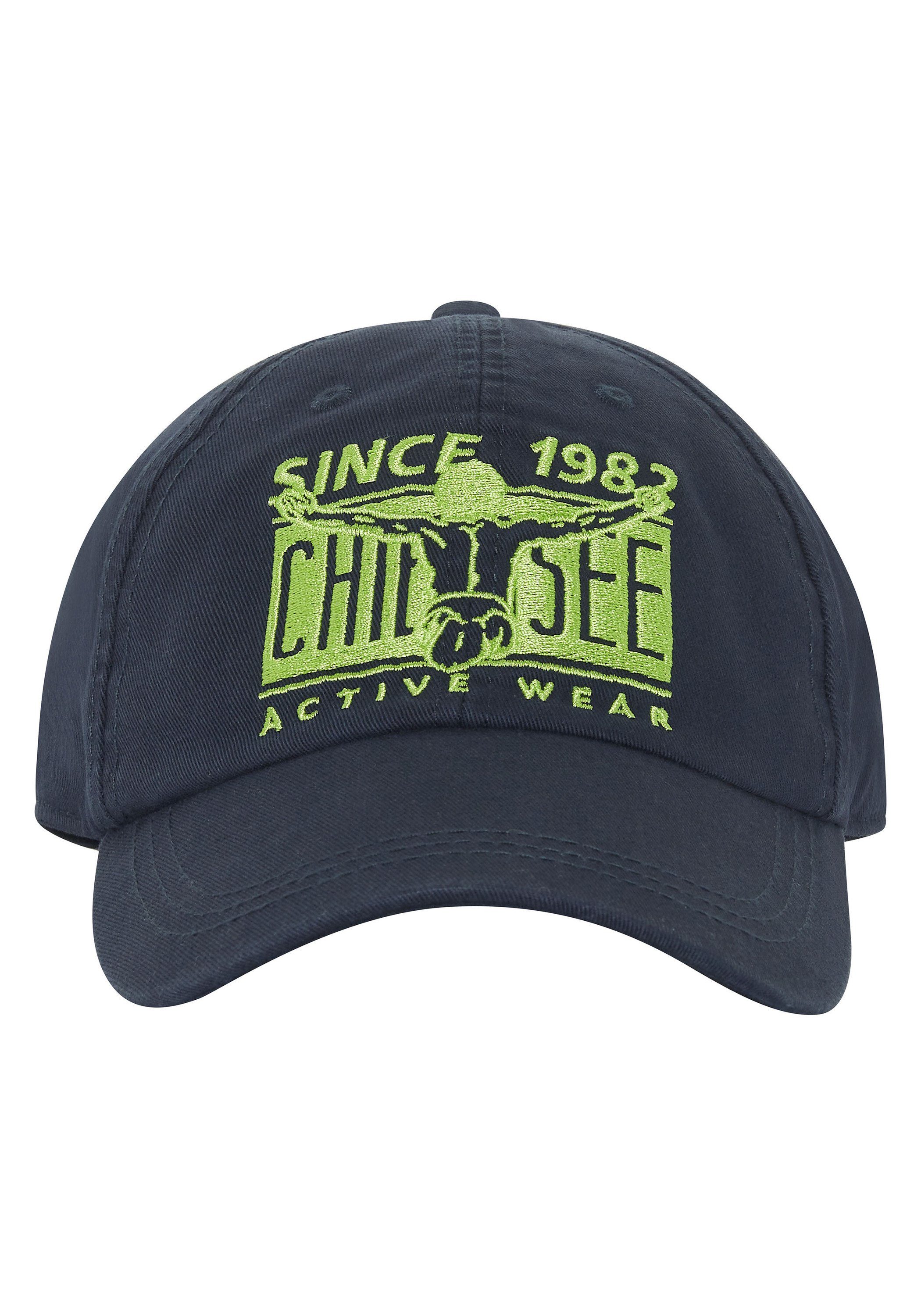 Chiemsee Snapback Cap Unisex Cap aus Baumwolle im Label-Design 1