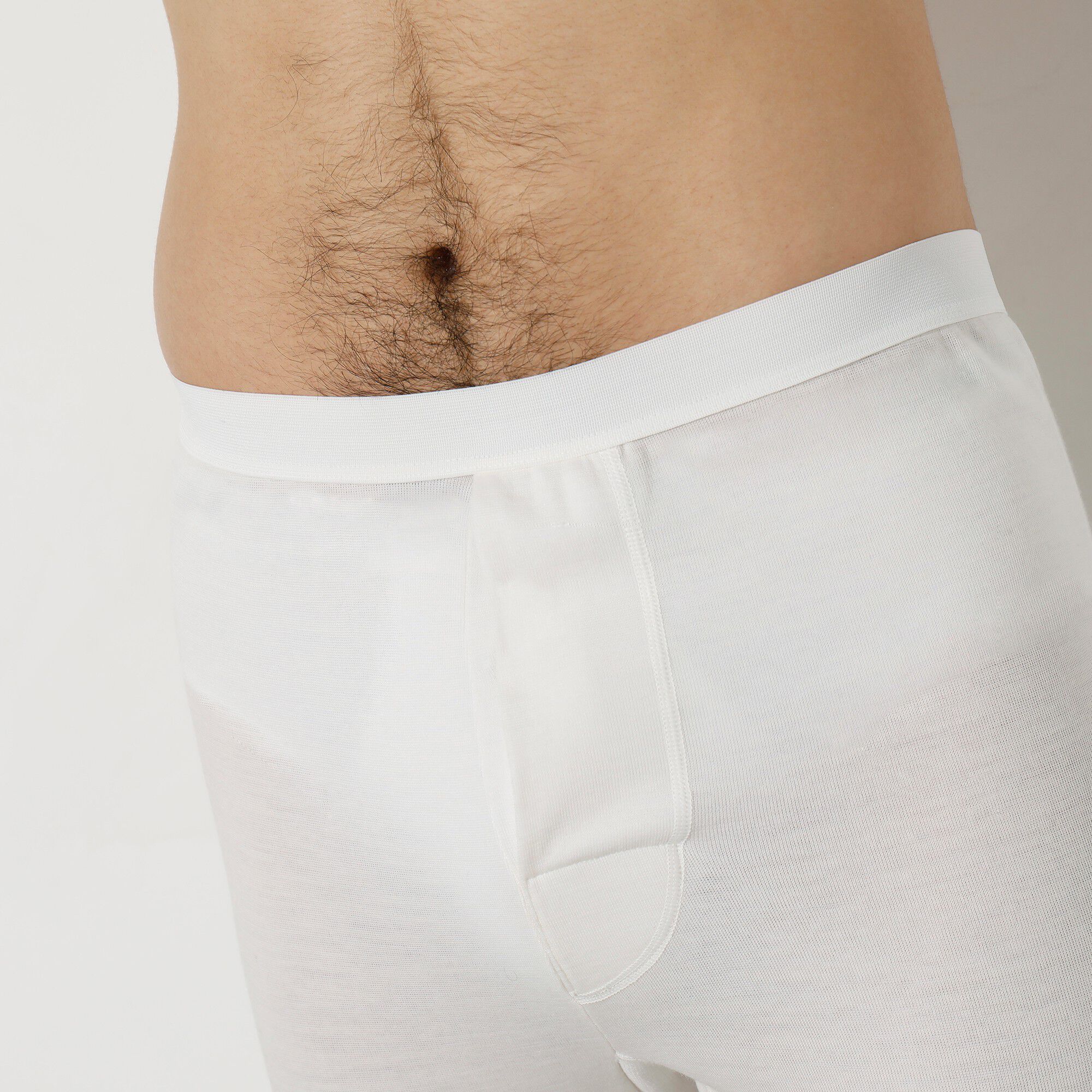 Caleçon long tricot double face ligne chaude