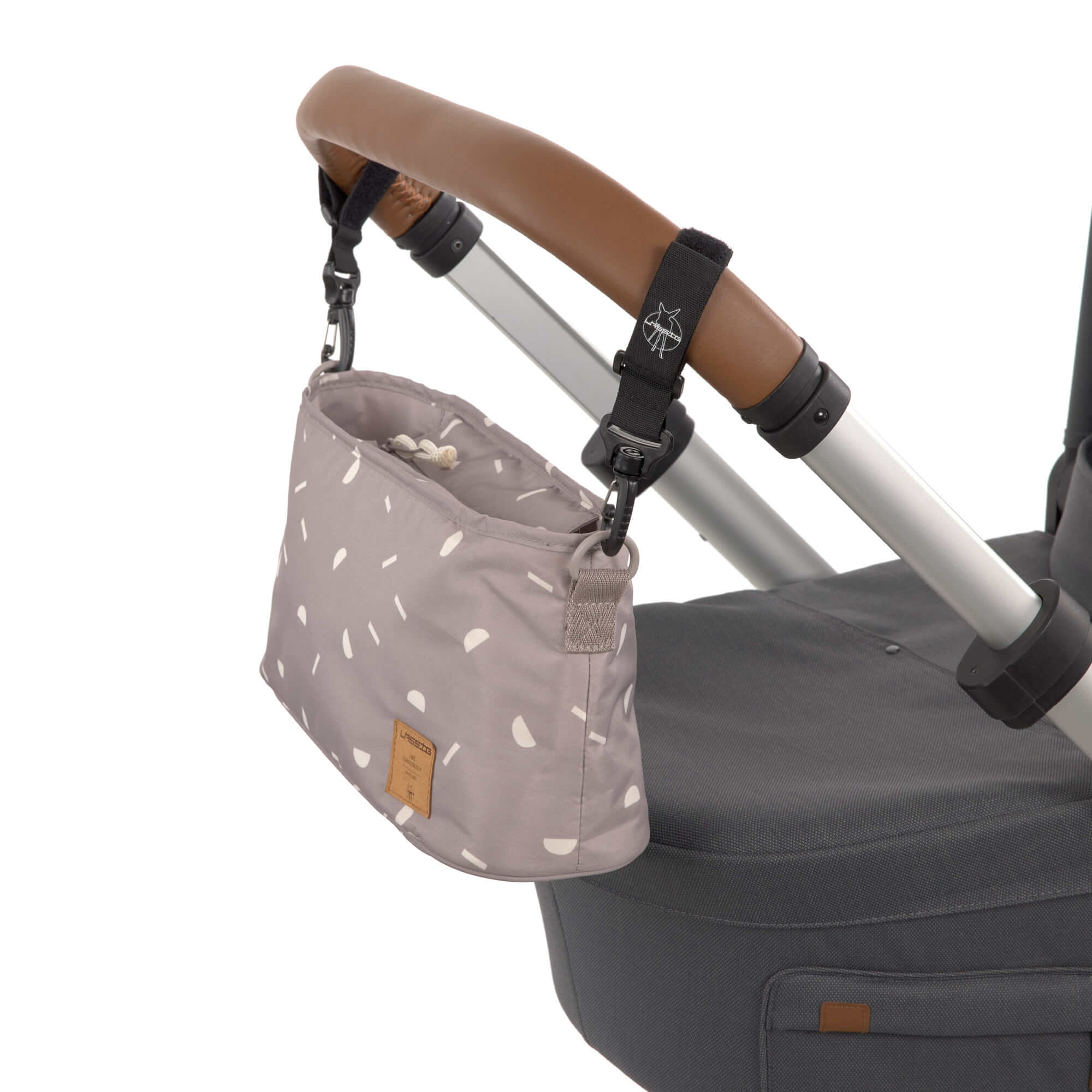 Kinderwagen Organizer - Blocks Taupe, Grau