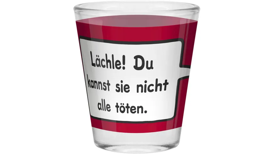 sheepworld Schnapsglas »LÄCHLE«