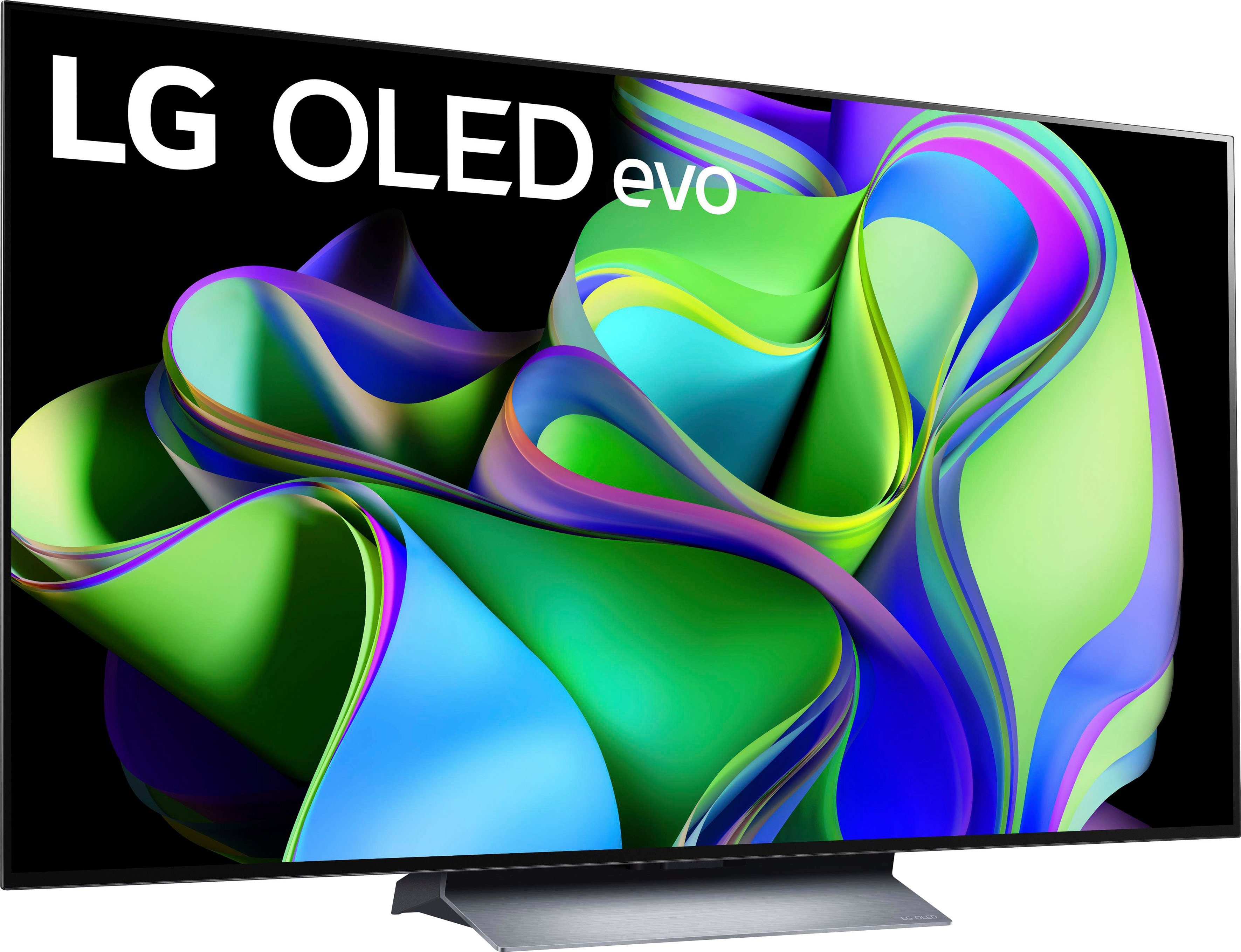 LG OLED55C37LA OLED-Fernseher (139 cm/55 Zoll, 4K Ultra HD, Smart-TV, OLED evo, bis zu 120 Hz, α9 Gen6 4K AI-Prozessor, Twin Triple Tuner)