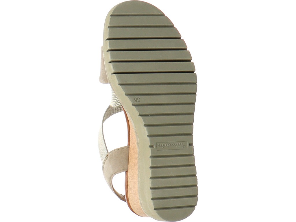 TAMARIS Klassische Sandalen khaki Woms Sandals