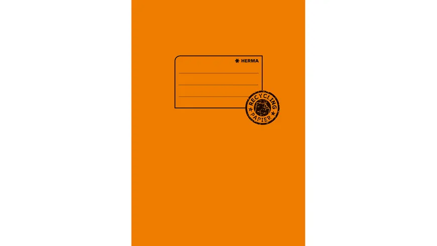 HERMA Hefthülle A5 aus Papier orange