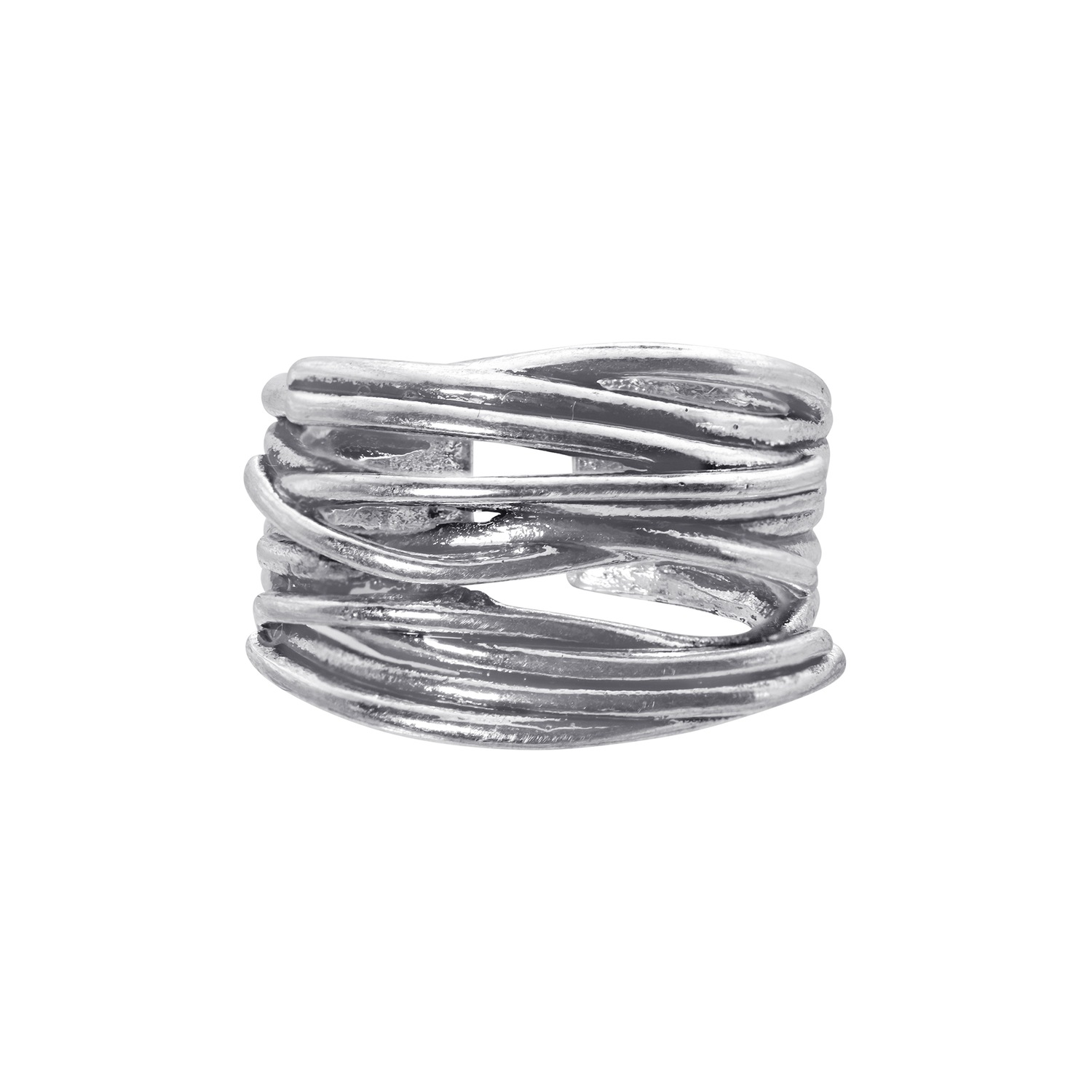Pierścionek Heideman Mona, polerowany srebrny kolor