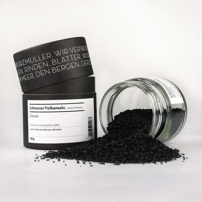 Schwarzes Vulkansalz Hawaii 180g