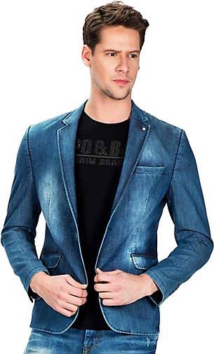 Cipo & Baxx Sakko mit Used-Look-Waschung