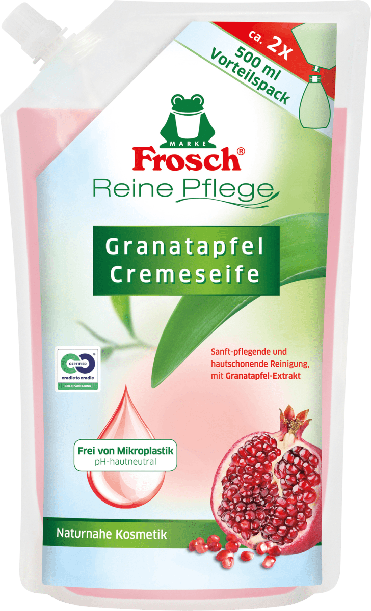 Cremeseife Granatapfel Nachfüllpack, 500 ml