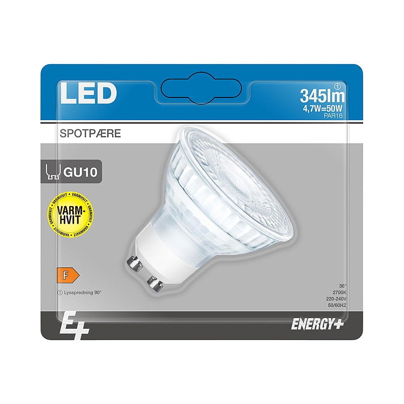 Energy Spotpære LED 345 lm GU10