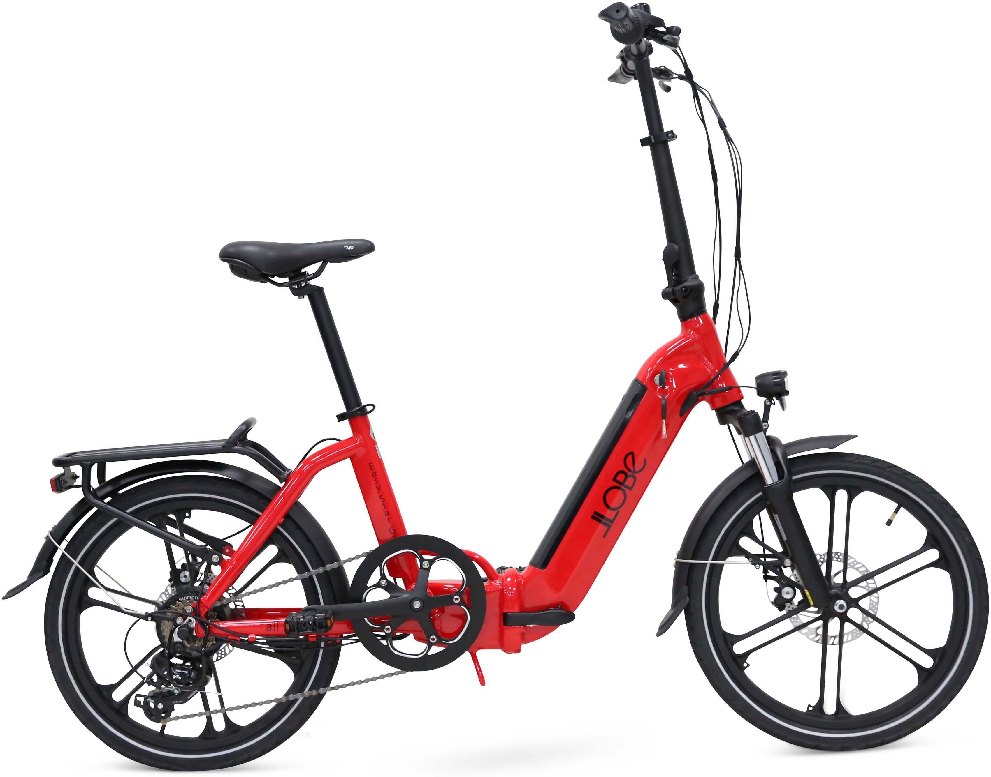 LLobe E-Bike EasyStar Gala, 10Ah, 7 Gang Shimano, Kettenschaltung, Heckmotor