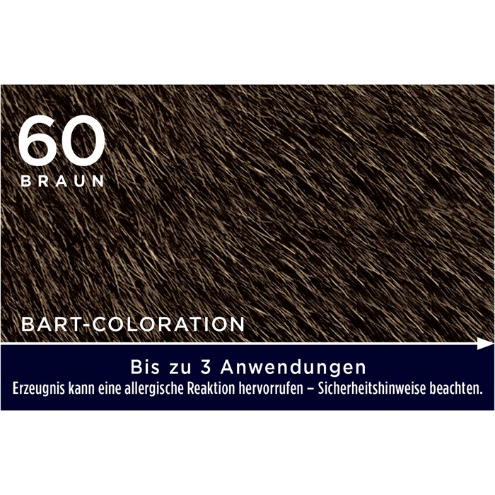 Bart-Coloration 60 Natur Braun