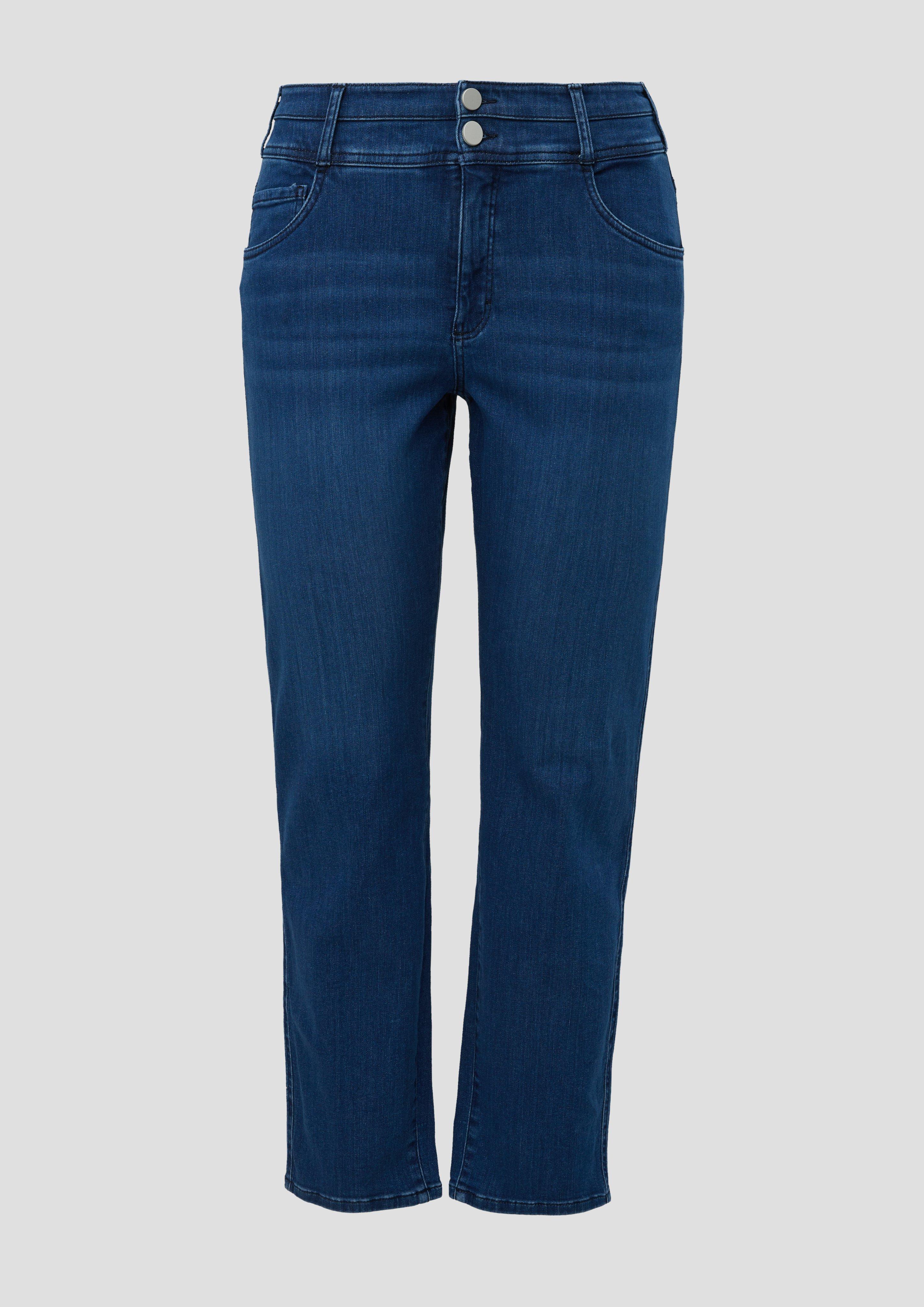 Jeans / Slim Fit / Mid Rise / Slim Leg / doppelter Bund  2129658-56Z5