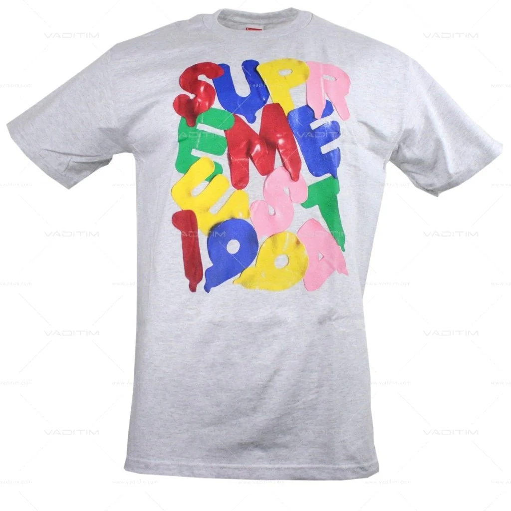 Balloons Tee Ash Grey