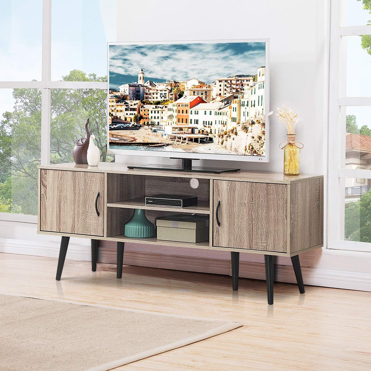 Costway COSTWAY TV-Lowboard Fernsehschrank Holz