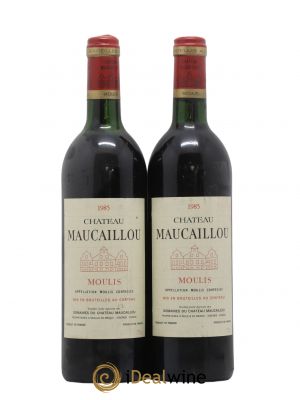 Château Maucaillou  1985 - Lot de 2 Bouteilles