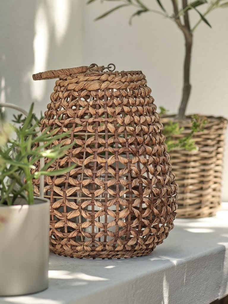Latarnia ROVTERNE ROVTERNE Ø32xH38cm brązowa