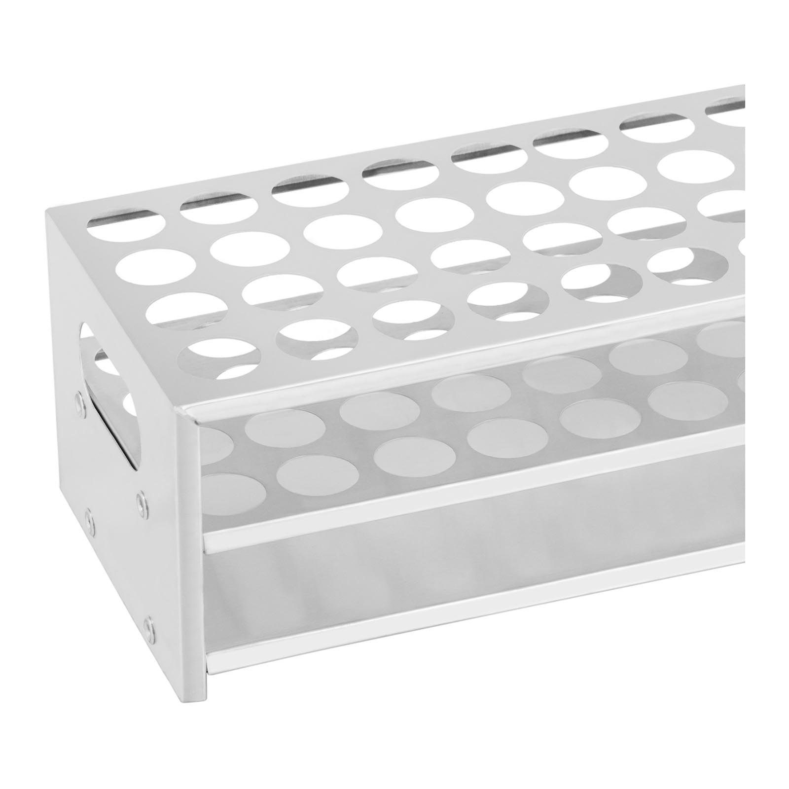 Steinberg Systems Gläserhalter Reagenzglasständer Reagenzglasgestell Metall für 40 Reagenzgläser