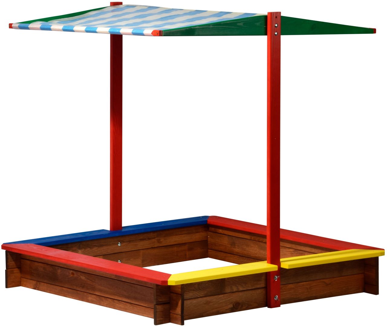 dobar Bunter Sandkasten mit verstellbarem Dach