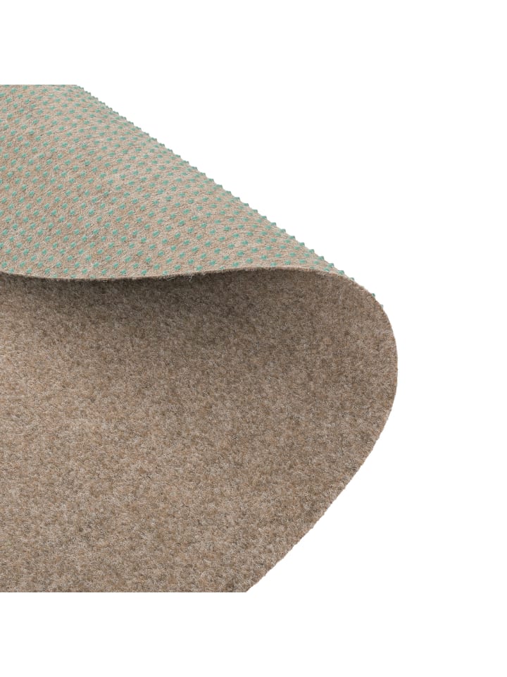 Snapstyle Kunstrasen Rasenteppich mit Noppen Kingston Rund in Beige günstig kaufen
