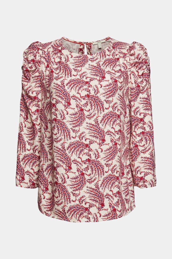 Gemustertes Longsleeve, LENZING™ ECOVERO™