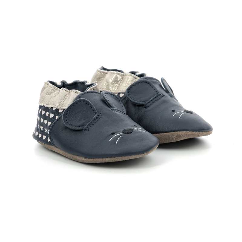 Chaussons cuir tannage vegetal Mouse Nose