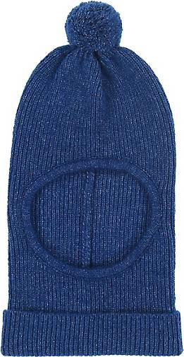 FRAAS Sustainability Edition - Gerippter Strick-Kapuzenschal mit Pompon