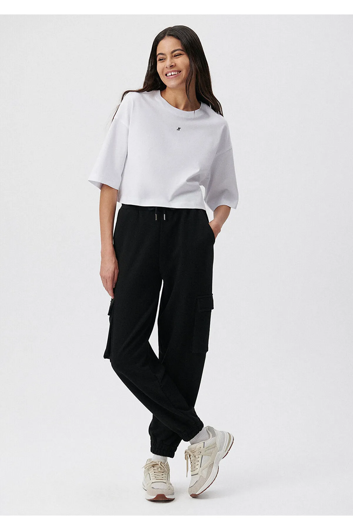 Mavi  Schwarze Cargo-Jogginghose 1010271-900