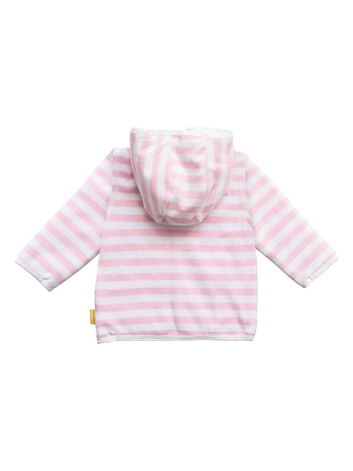 Steiff 3tlg. Outfit in Rosa/ Weiß günstig kaufen