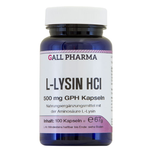 L-LYSIN 500 mg Kapseln  100 St  Kapseln