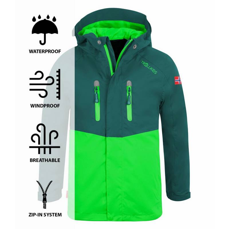 Trollkids Nusfjord Regenjacke Kinder