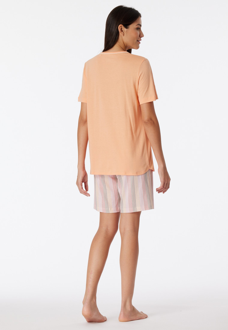 Schlafanzug kurz koralle - Comfort Nightwear