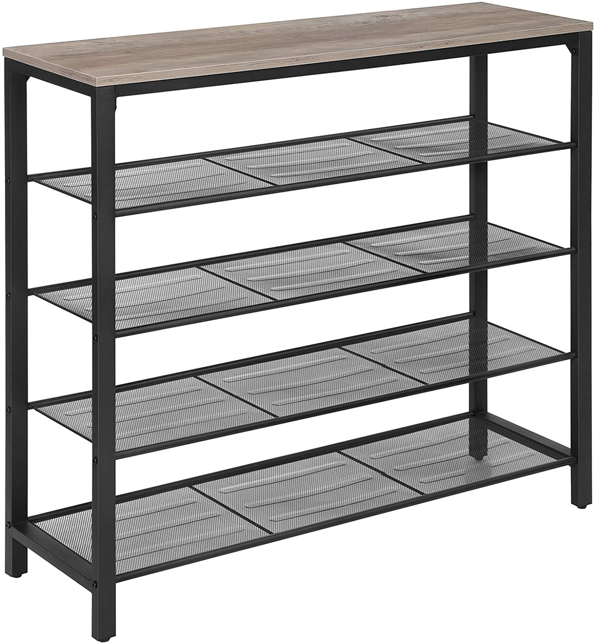 Vasagle Schuhregal, 100x30x92.5cm, Weiß
