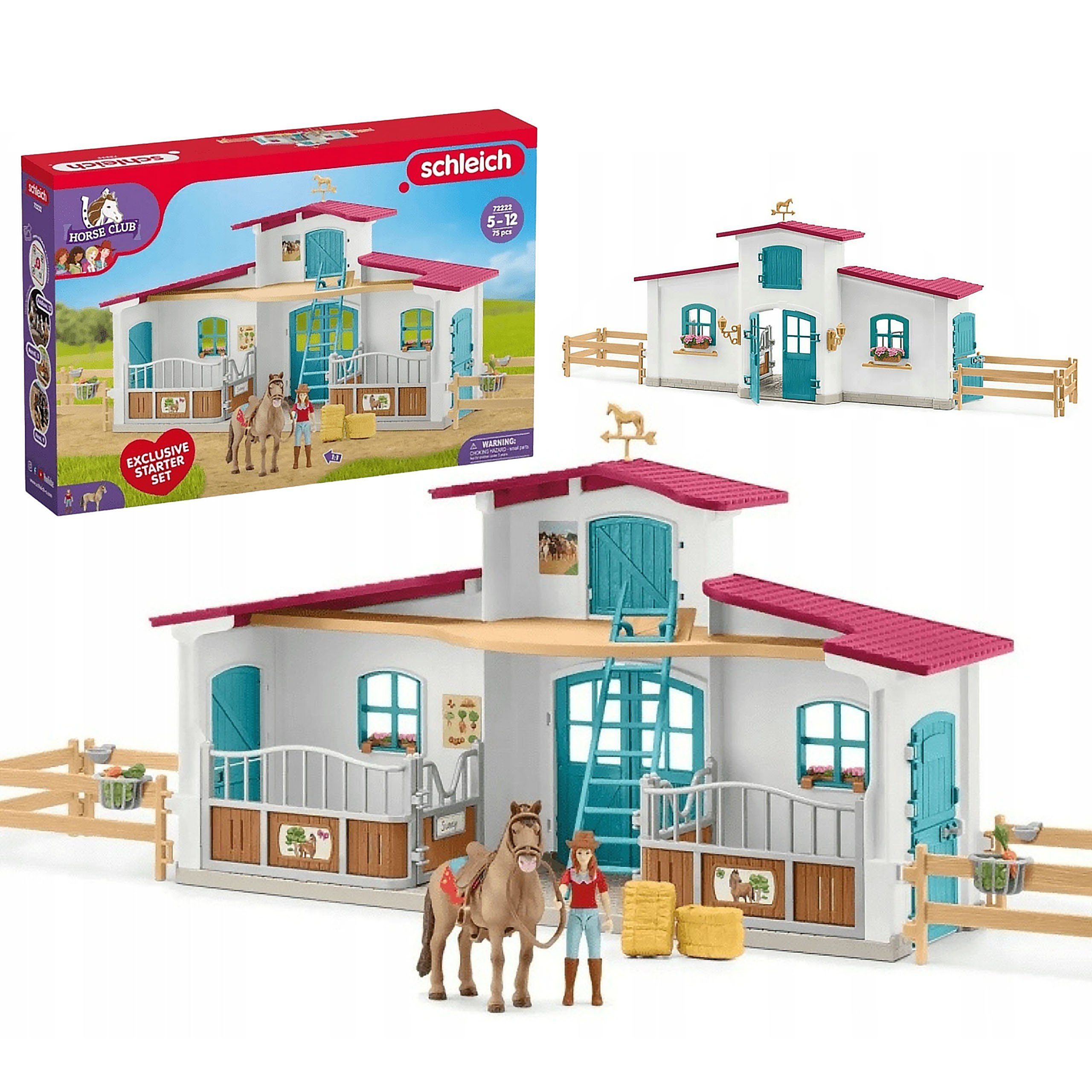 Sarcia.eu Spielfigur Schleich Horse Club - Pferdesportzentrum + Zubehör, ab 5 Jahren