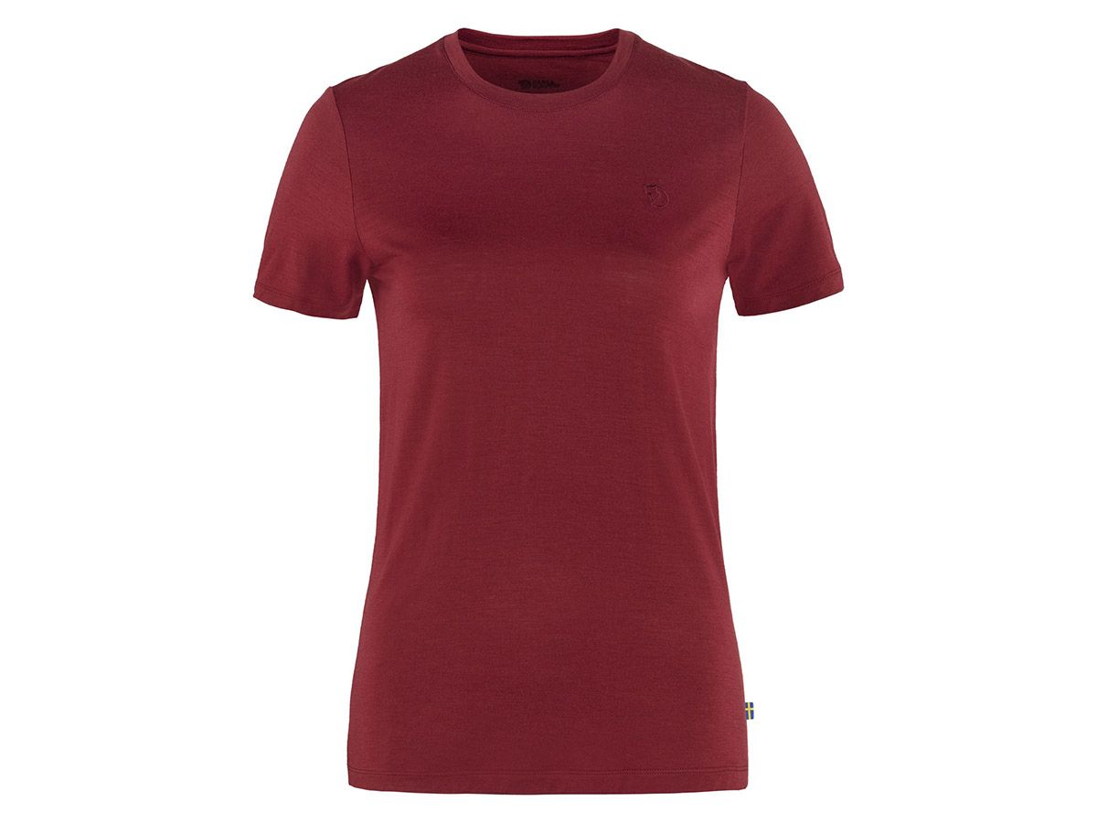 Fjällräven Abisko Wool Pomegranate Red Damen T-Shirt