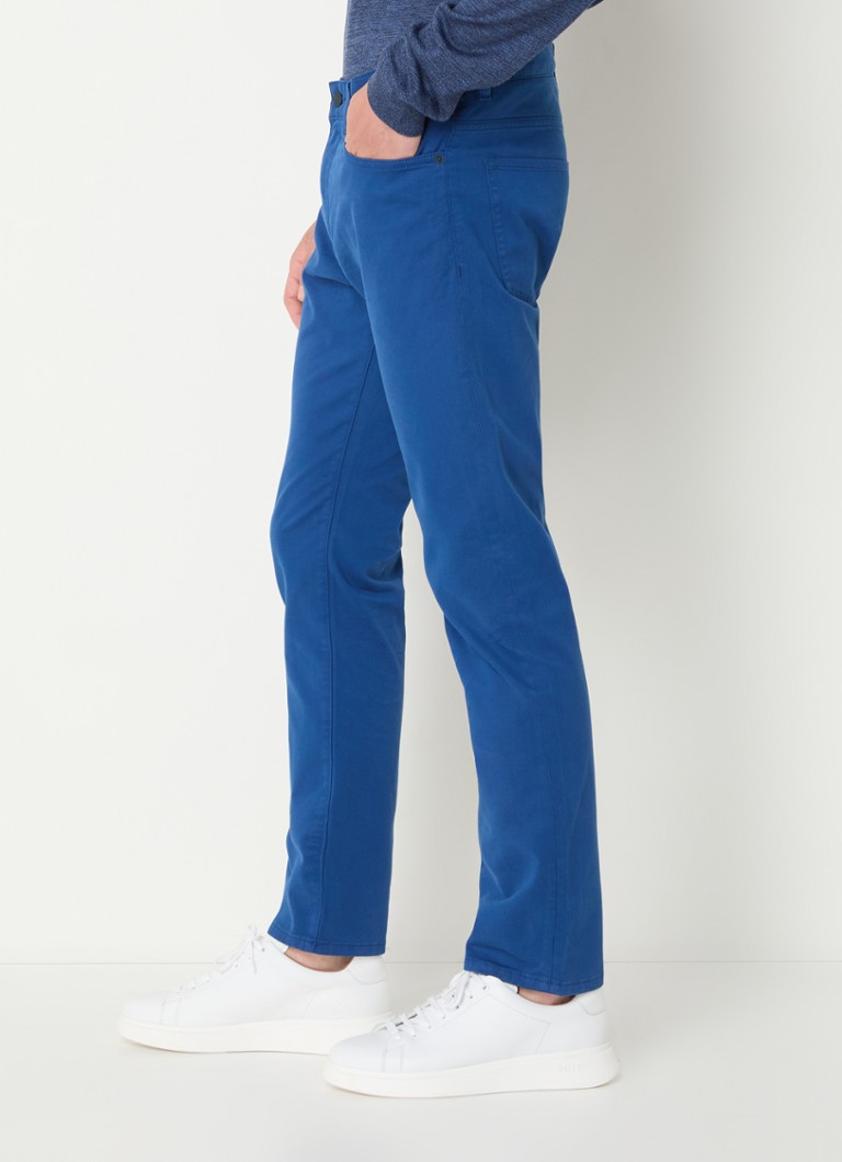 HUGO BOSS H-Delaware vunene hlače slim fit kroja s bočnim džepovima