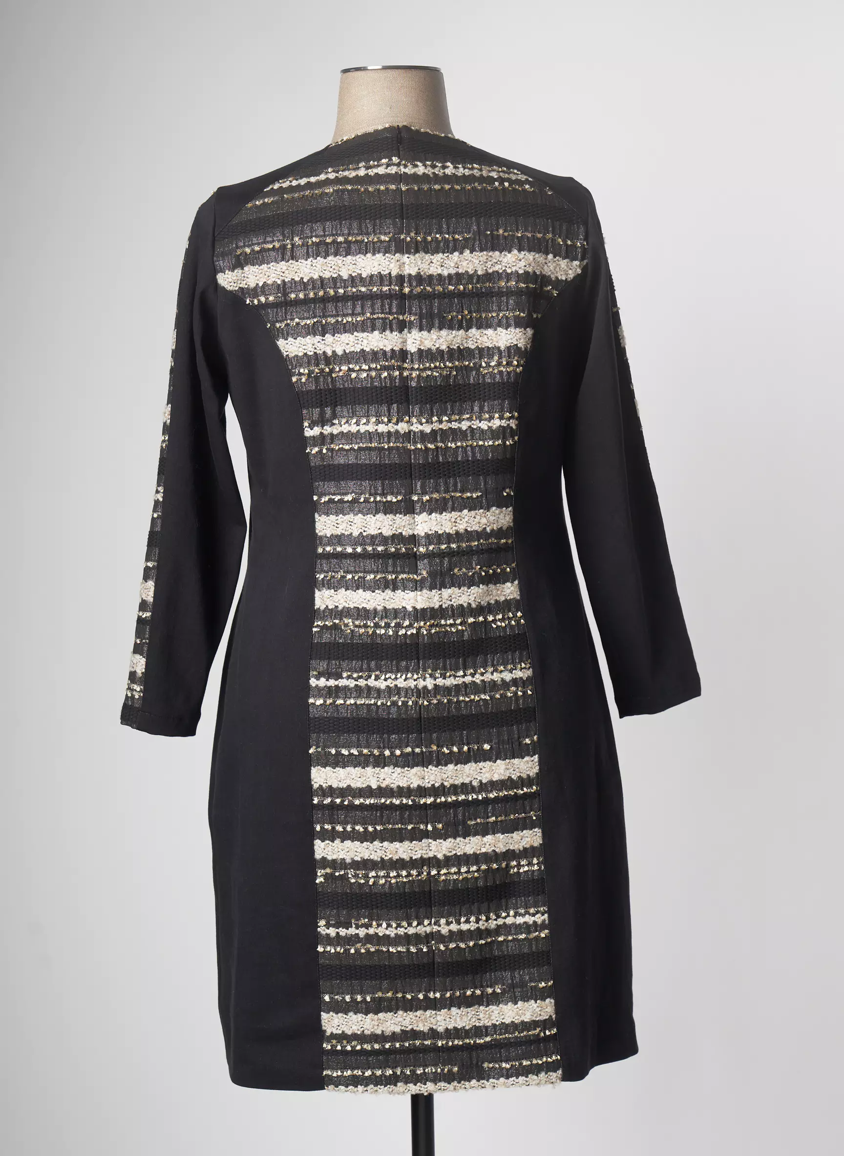 Meri Esca Robes Mi Longues Femme couleur noir