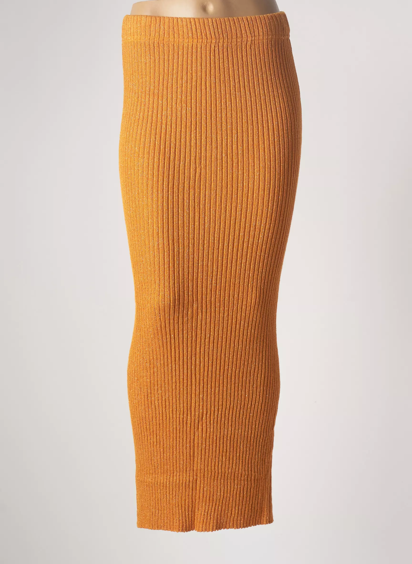 An Ge Jupes Longues Femme couleur orange