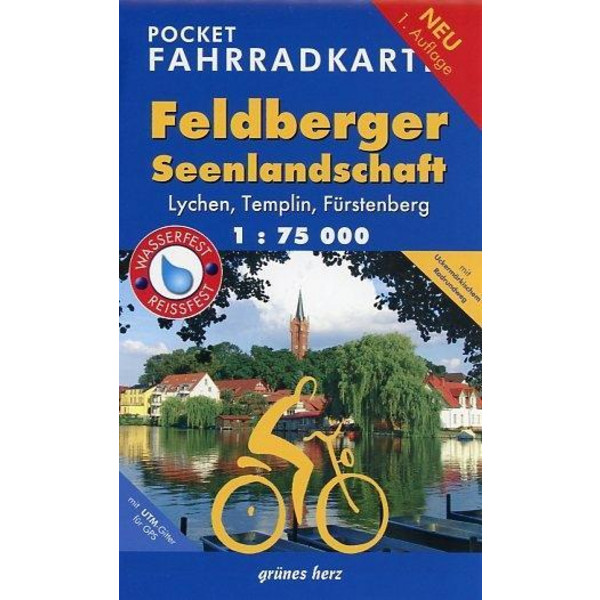 Feldberger Seenlandschaft Pocket Fahrradkarte 1 : 75 000 - Fahrradkarte