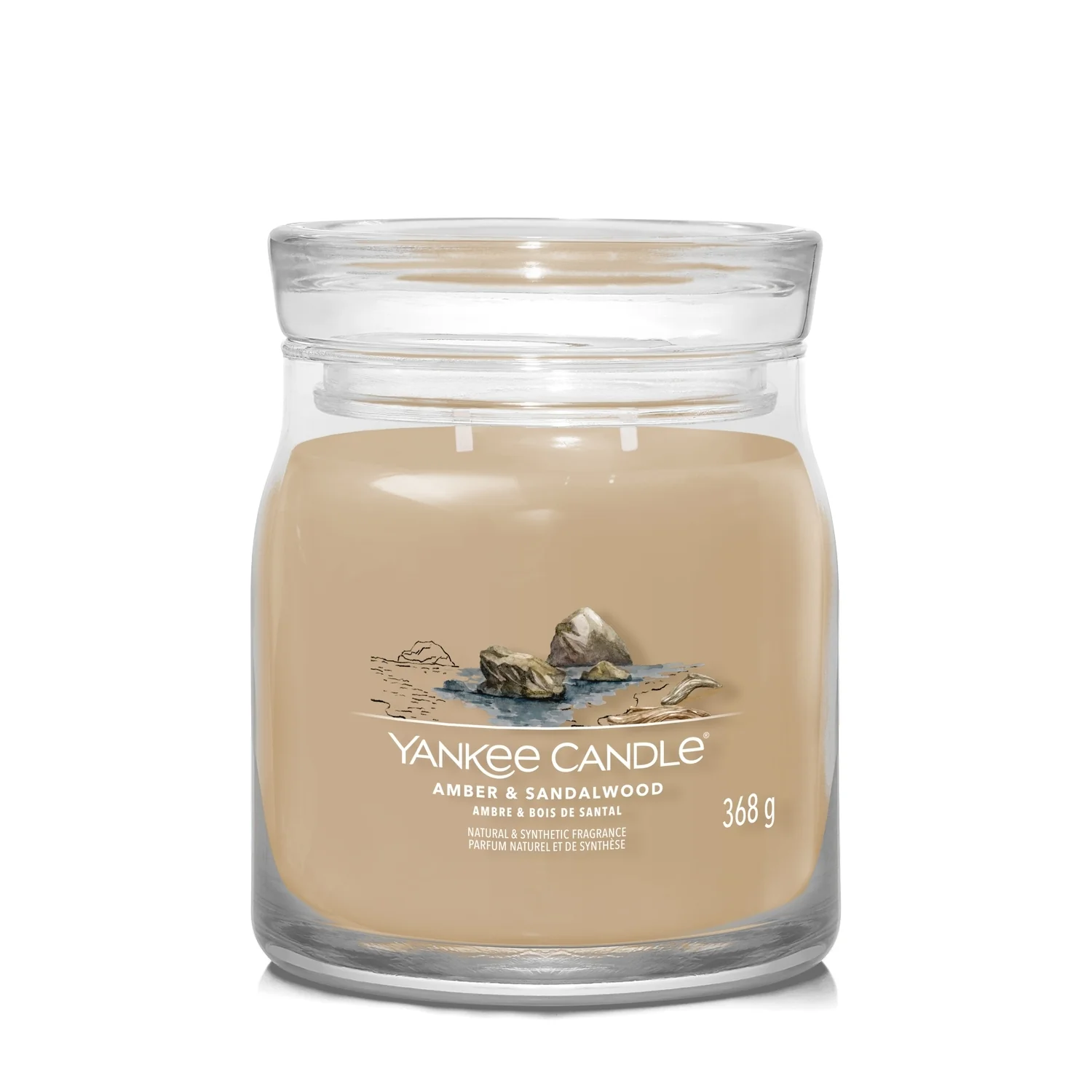 Velas aromáticas Signature Jar Candles de ámbar y sándalo