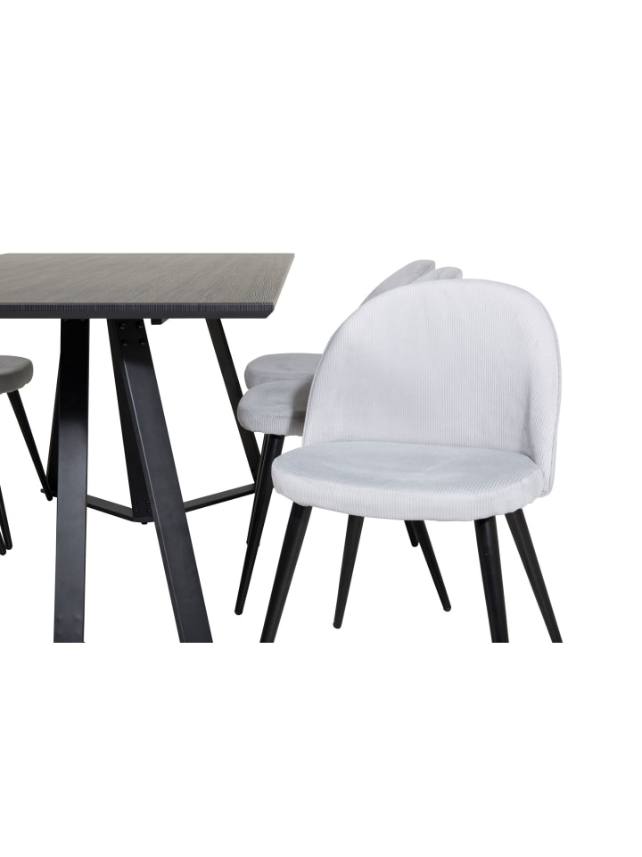 ebuy24 Essgruppe Marina 23 (7-teilig) Grau 90 x 180 cm günstig kaufen onesize