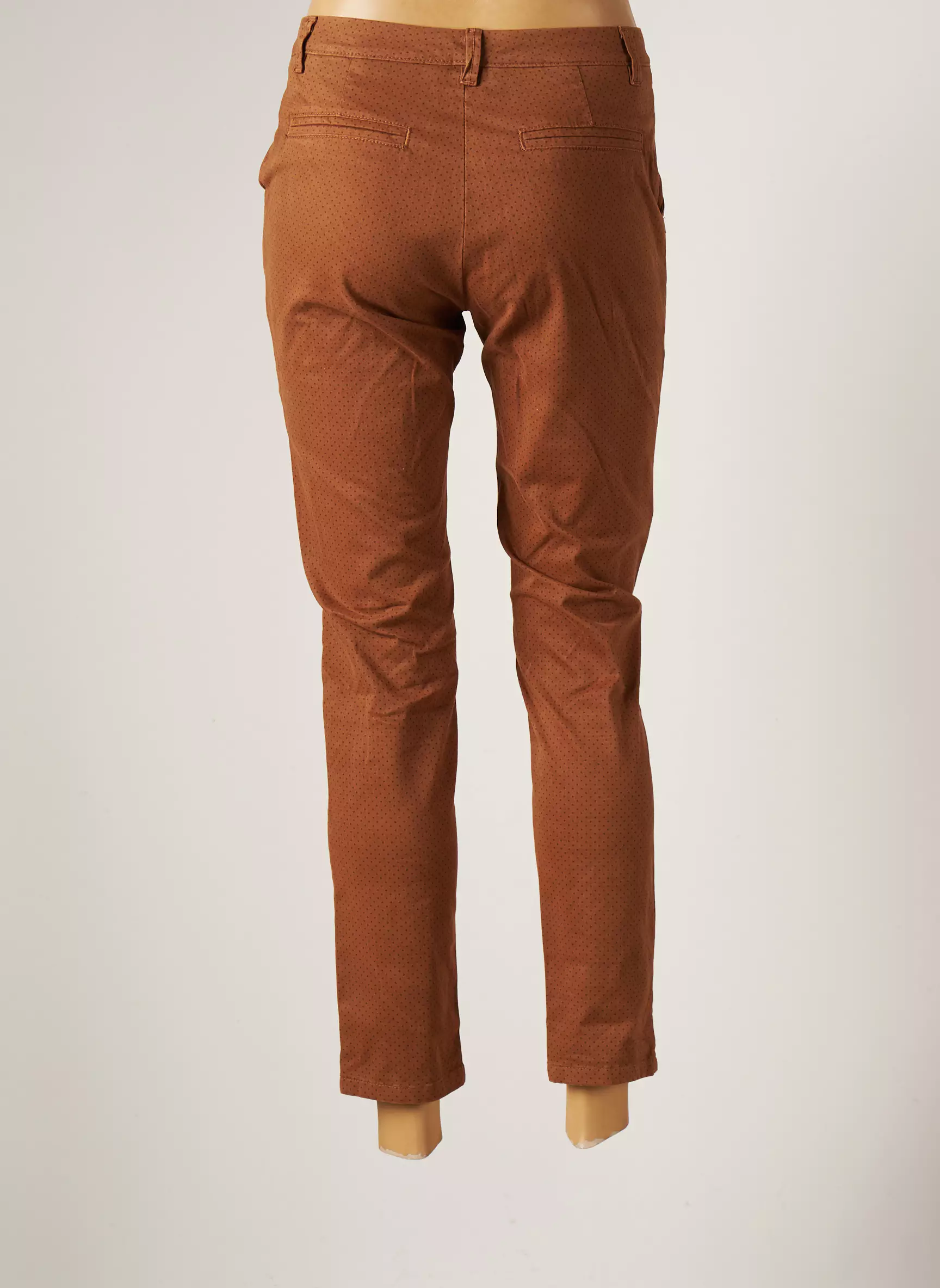 Impaqt Pantalons Droits Femme couleur marron
