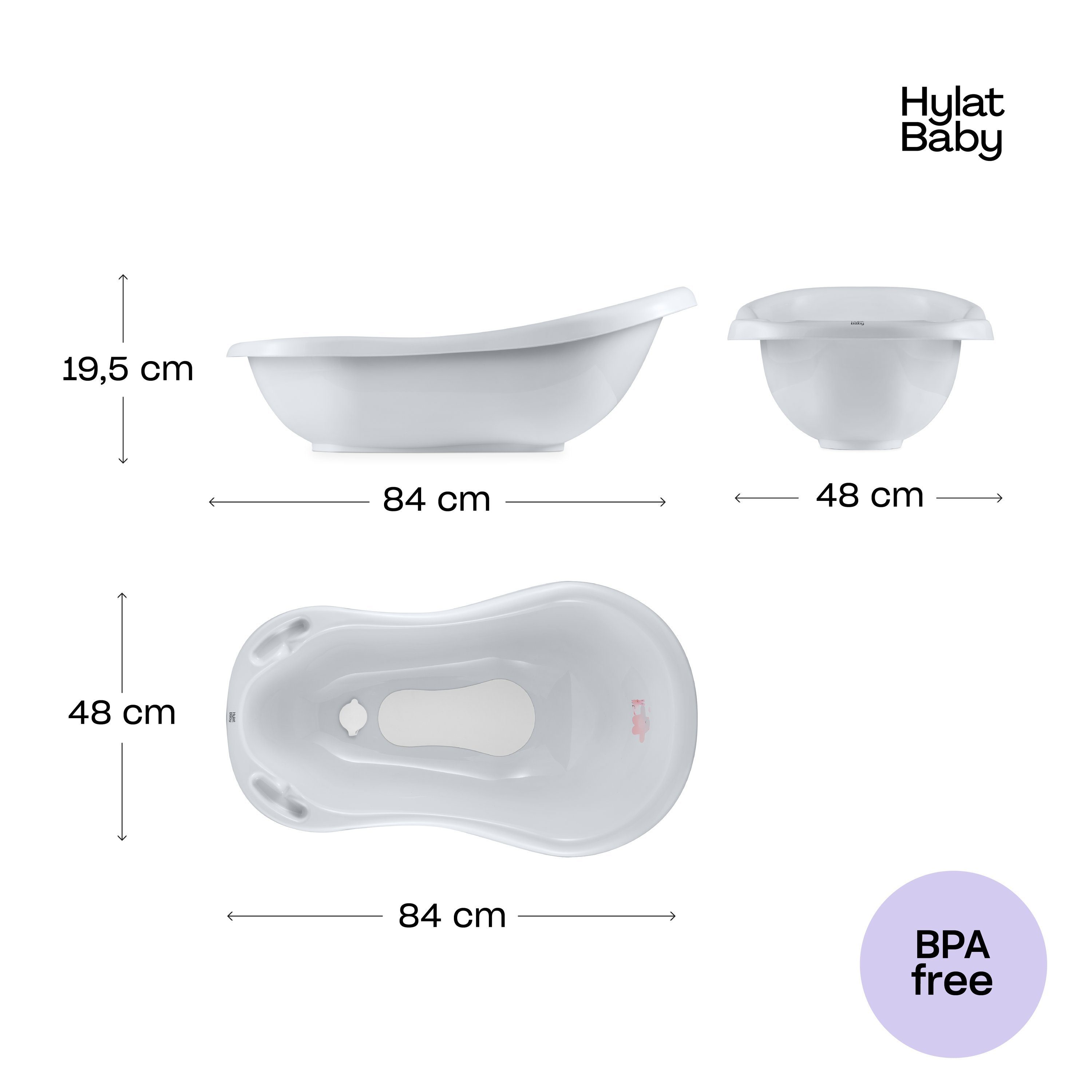 Hylat Baby Babybadewanne Produkte für Kinder, (Set)
